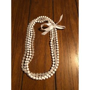 💗2 FOR $12💗 White Beaded Necklace 🤍